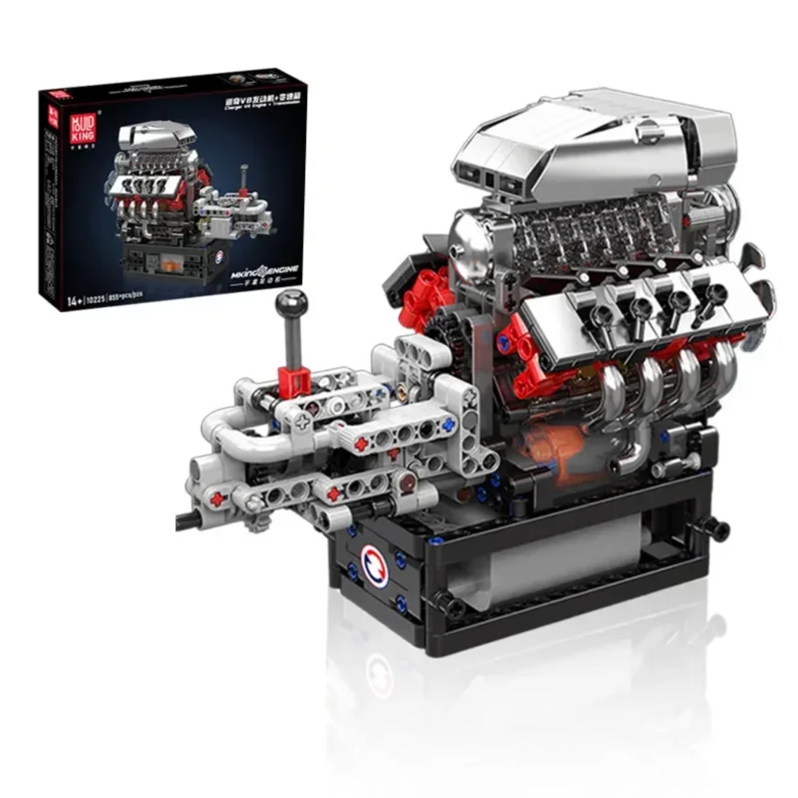 Model Kit V8 - Mold King 10225 V8 Motor Modeli