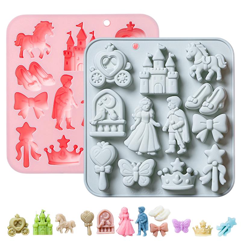 Model Kit For Beginners - 🌸 12 Bölmeli Prens, Prenses Silikon