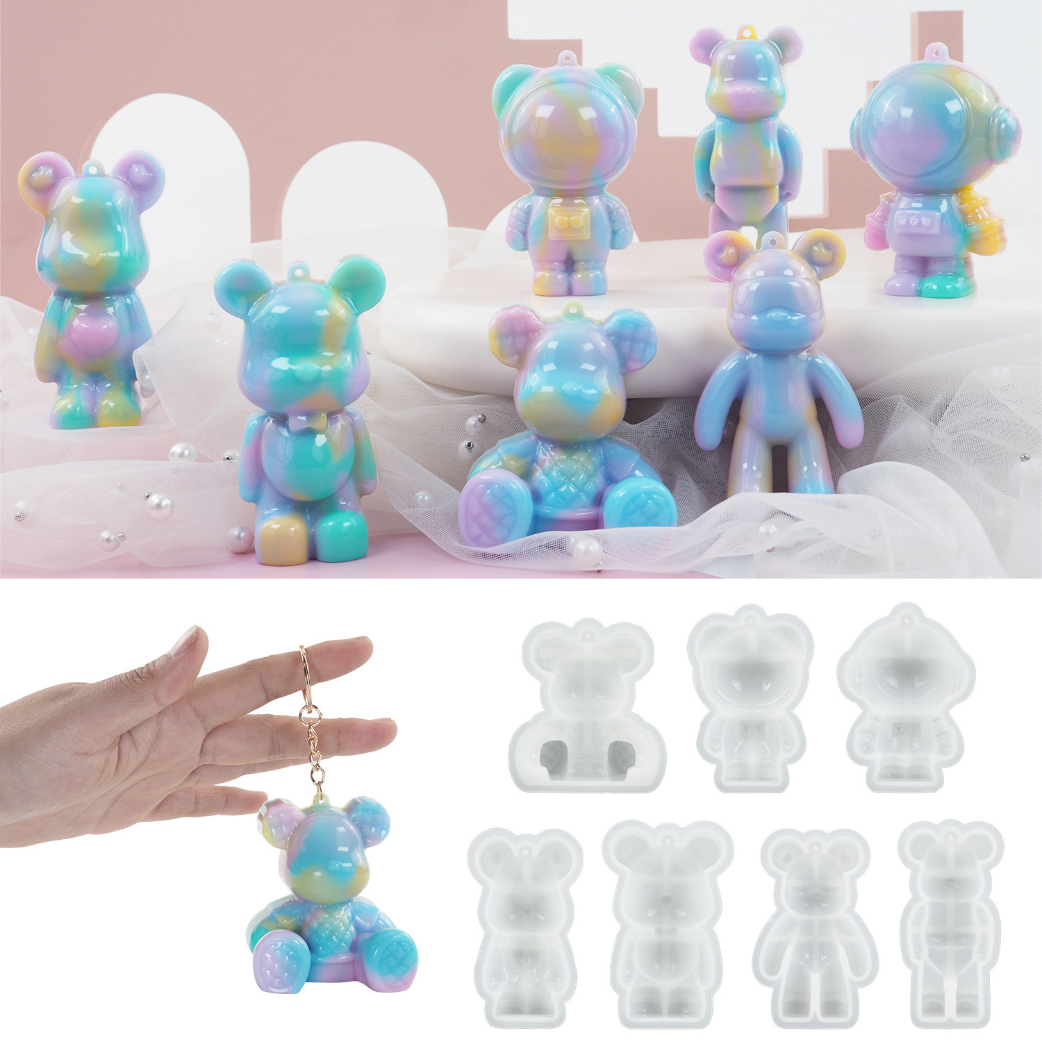 Model Kit Varnish - DIY Kristal Epoksi Reçine Kalıp 3D