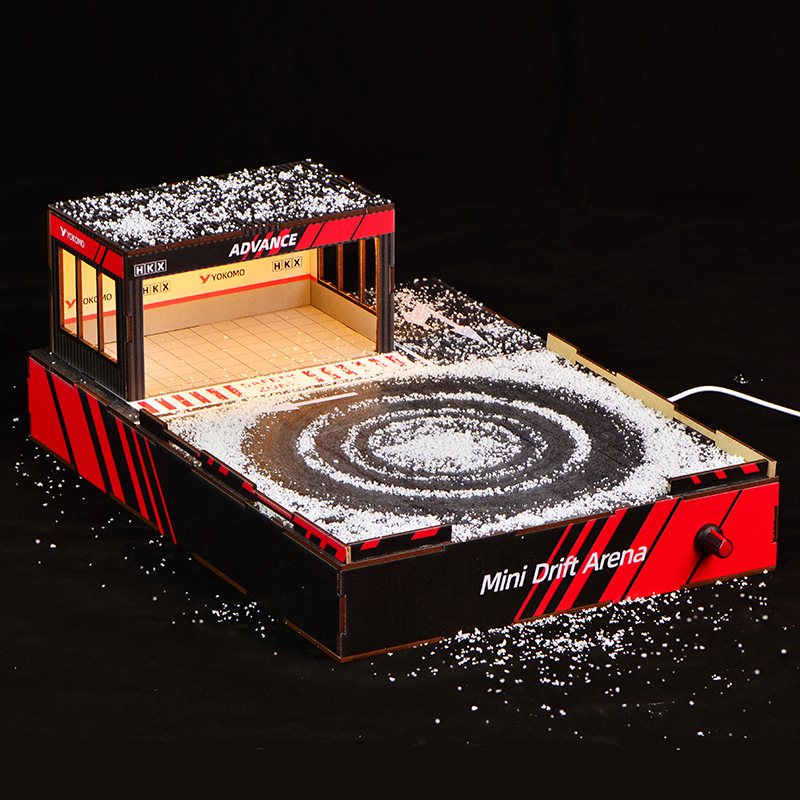 Model Kit Store - 1:64 Ölçekli DIY Drift Pisti Dioraması,