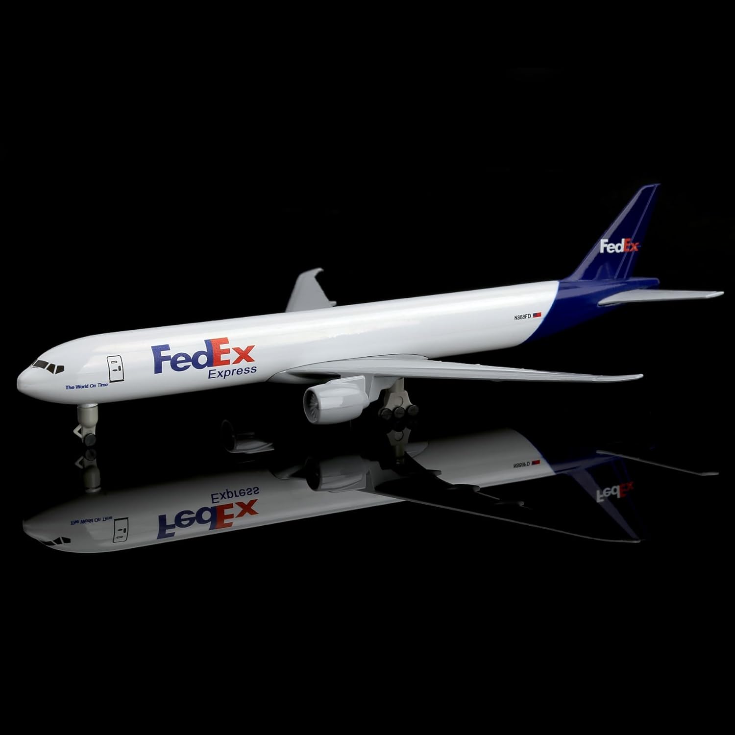 Model Kit Store - 20cm Fedex B777 Uçak Modeli Oyuncak