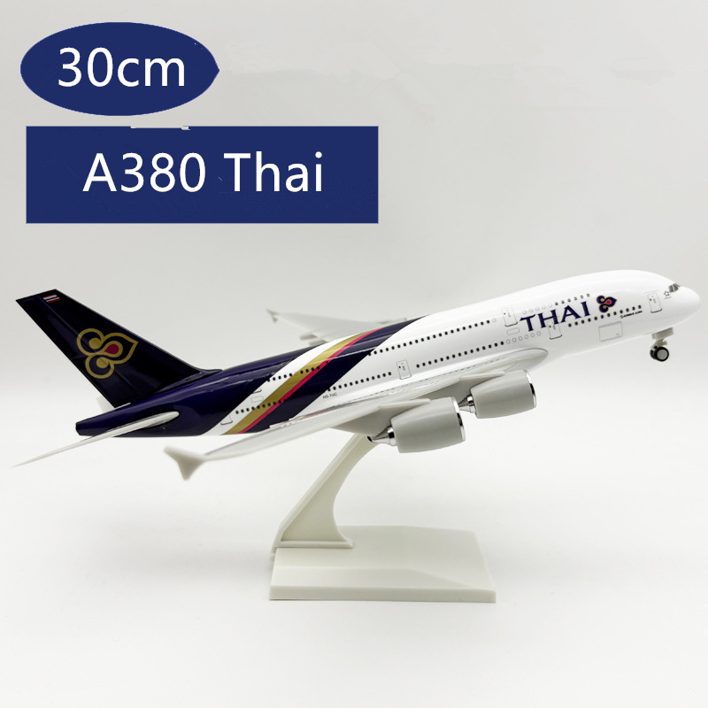Model Kit Store - 1/240 Ölçekli Tayland A380 Uçak Model