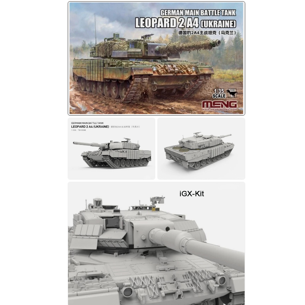 Model Kit Ukraine - Meng TS-058 1:35 Ölçekli Alman Ana