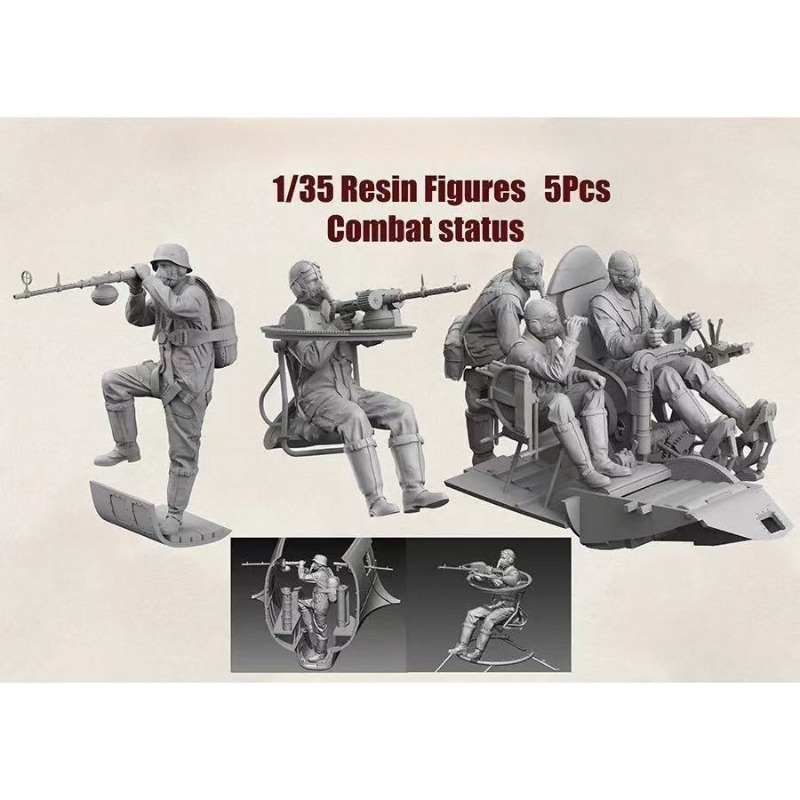 Model Kit Italeri - 1/35 Ölçekli Döküm Reçine Figürü Montajlı