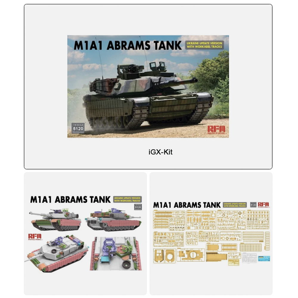 Model Kit Ukraine - Rye Field 5120 1:35 Ölçekli M1A1