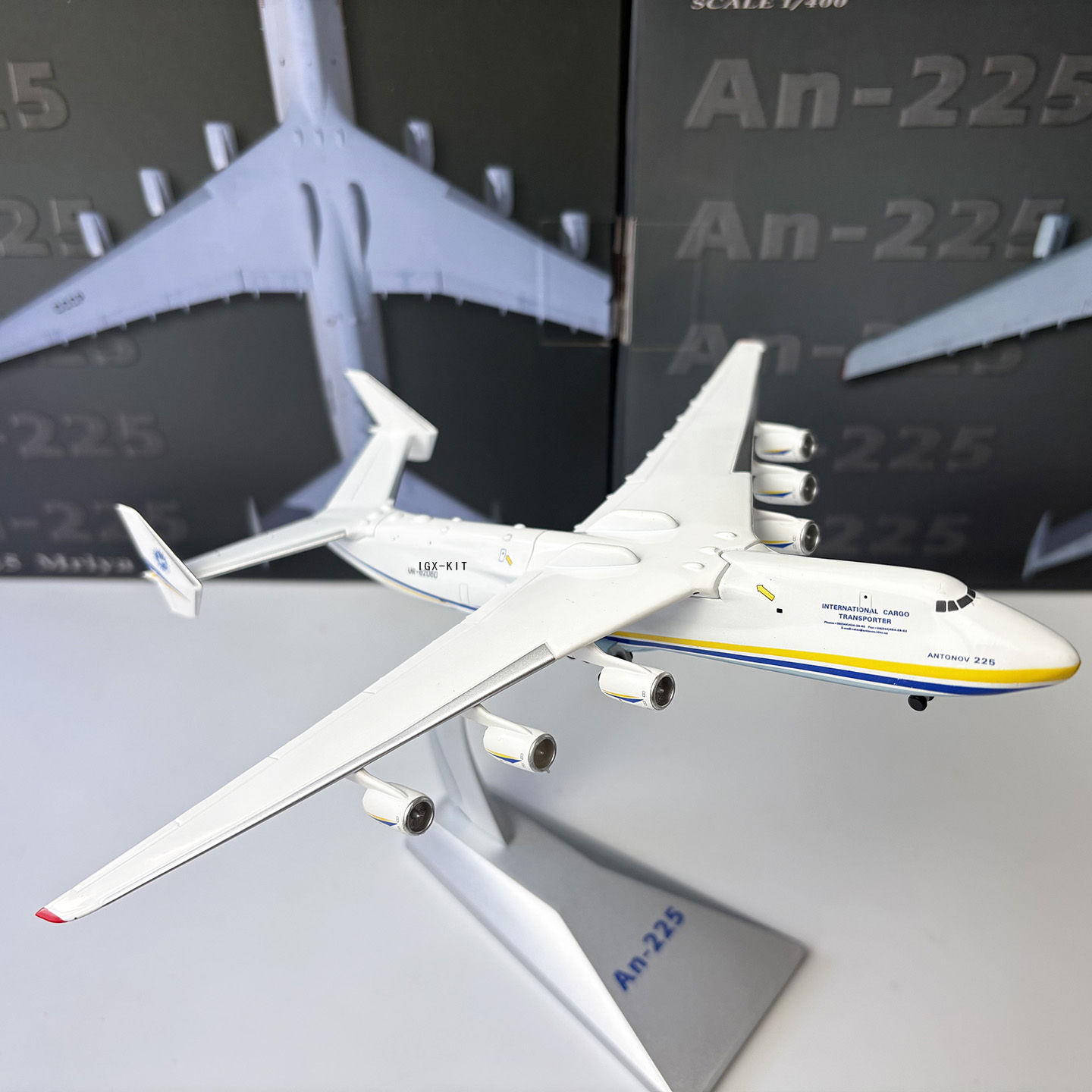 Model Kit Ukraine - 1/400 Ölçekli AN225 Ağır Yük Taşıma