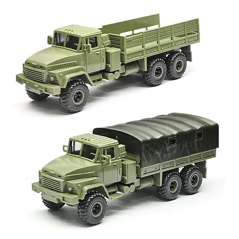 Model Kit Ukraine - 1/72 Ukrayna KRAZ260 Traktör Askeri Araç