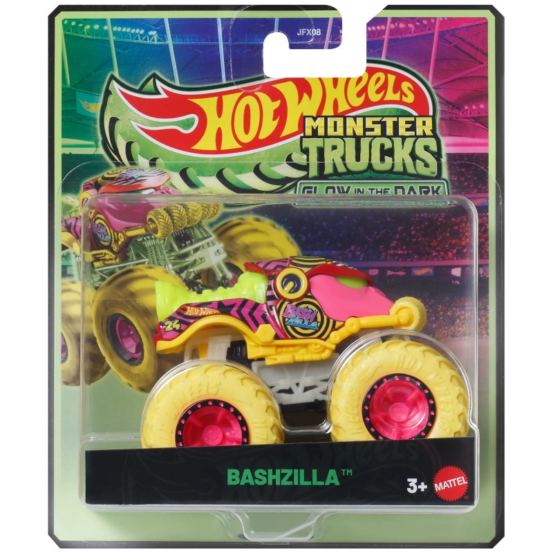 Hot Wheels Car Mainline - Mattel Hot Wheels Monster Trucks Karanlıkta