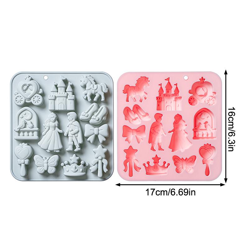 Model Kit For Beginners - SICAK! 12 Bölmeli Prens, Prenses Silikon