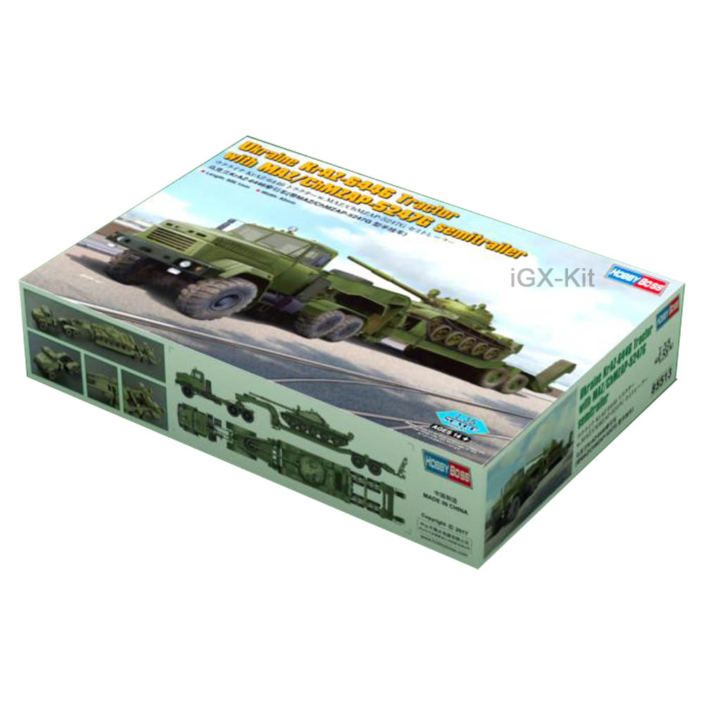 Model Kit Ukraine - Hobbyboss 85513 1/35 Ölçekli Ukrayna KrAZ-6446