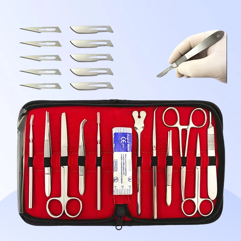 Model Kit Tool - Tıbbi Silikon Dikiş Seti Öğrenciler Dikiş