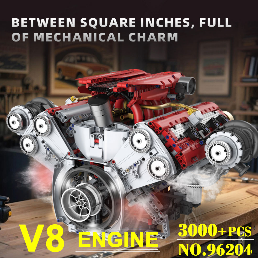 Motorlu V8 Motor 3201 Parça Ya - Model Kit V8 incelemesi ve fiyatı