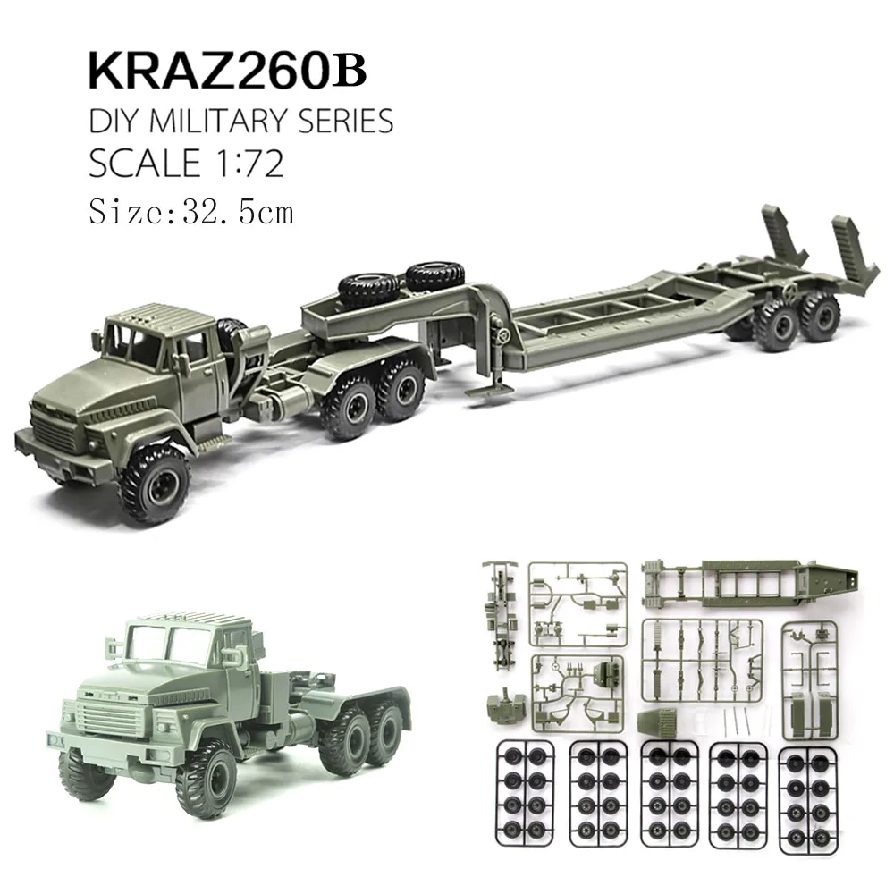 1/72 Ukrayna KRAZ260B Yarı Röm - Model Kit Ukraine incelemesi ve fiyatı