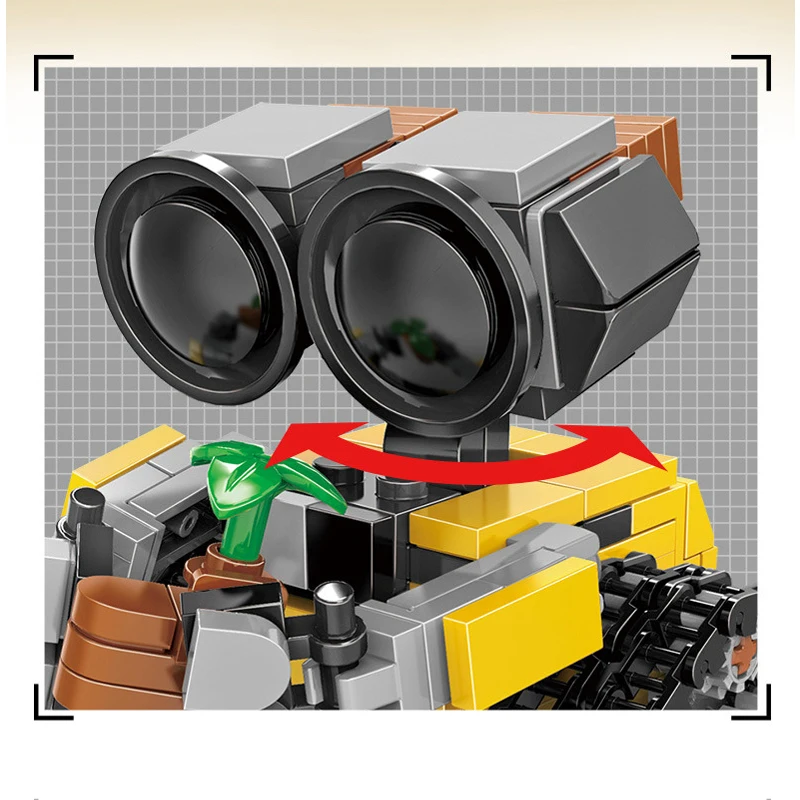 ！！Klasik Film Mini Robot Wall- - Model Kit Wall E incelemesi ve fiyatı
