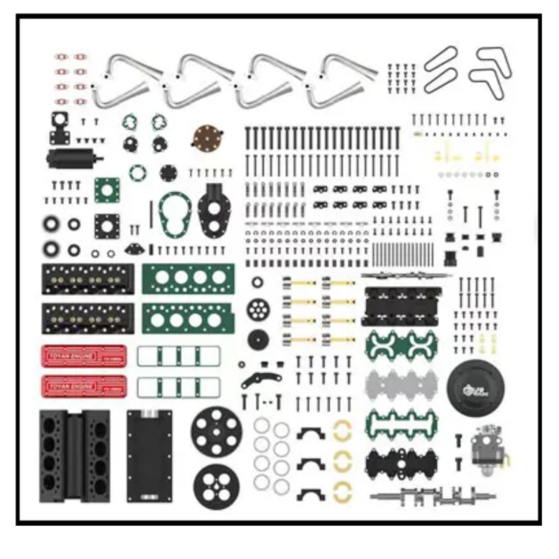 TOYAN V8 Gazlı 4 Zamanlı Motor - Model Kit V8 incelemesi ve fiyatı