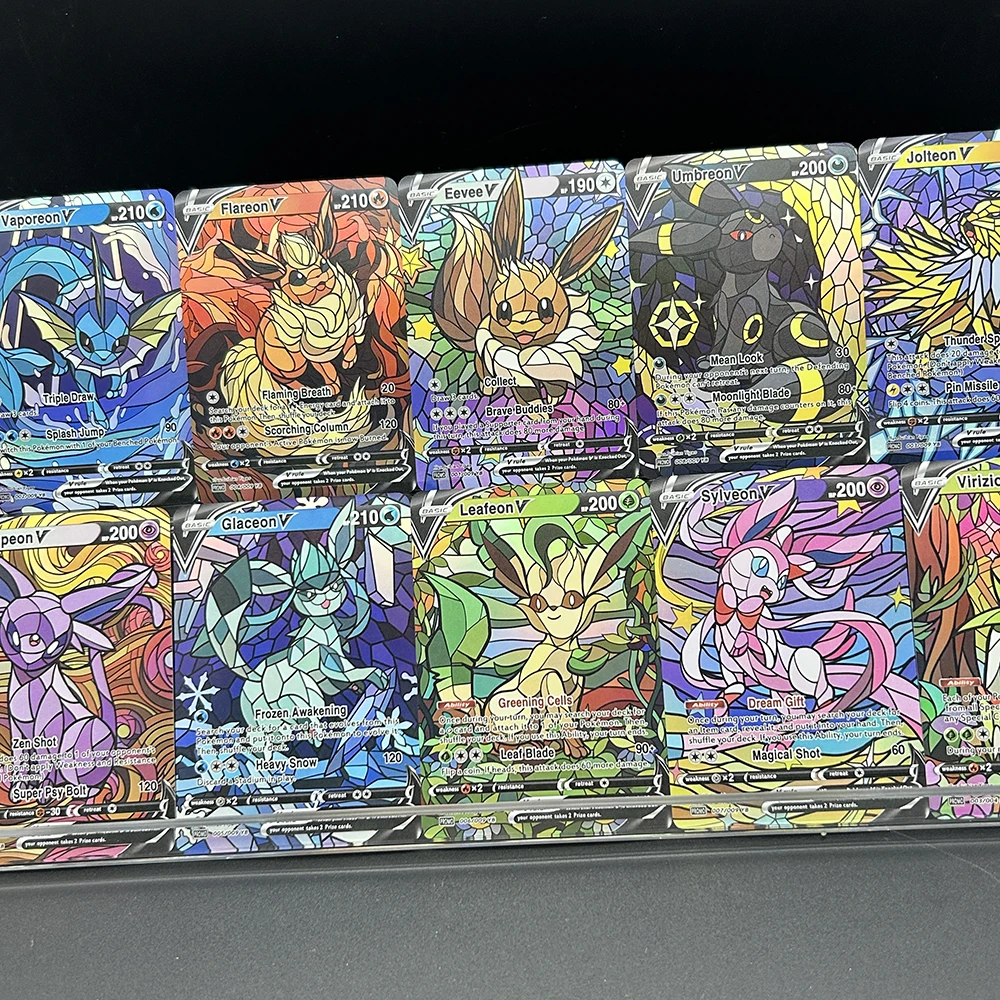 10 adet/takım Diy PTCG Eevee U - Model Kit Anime incelemesi ve fiyatı