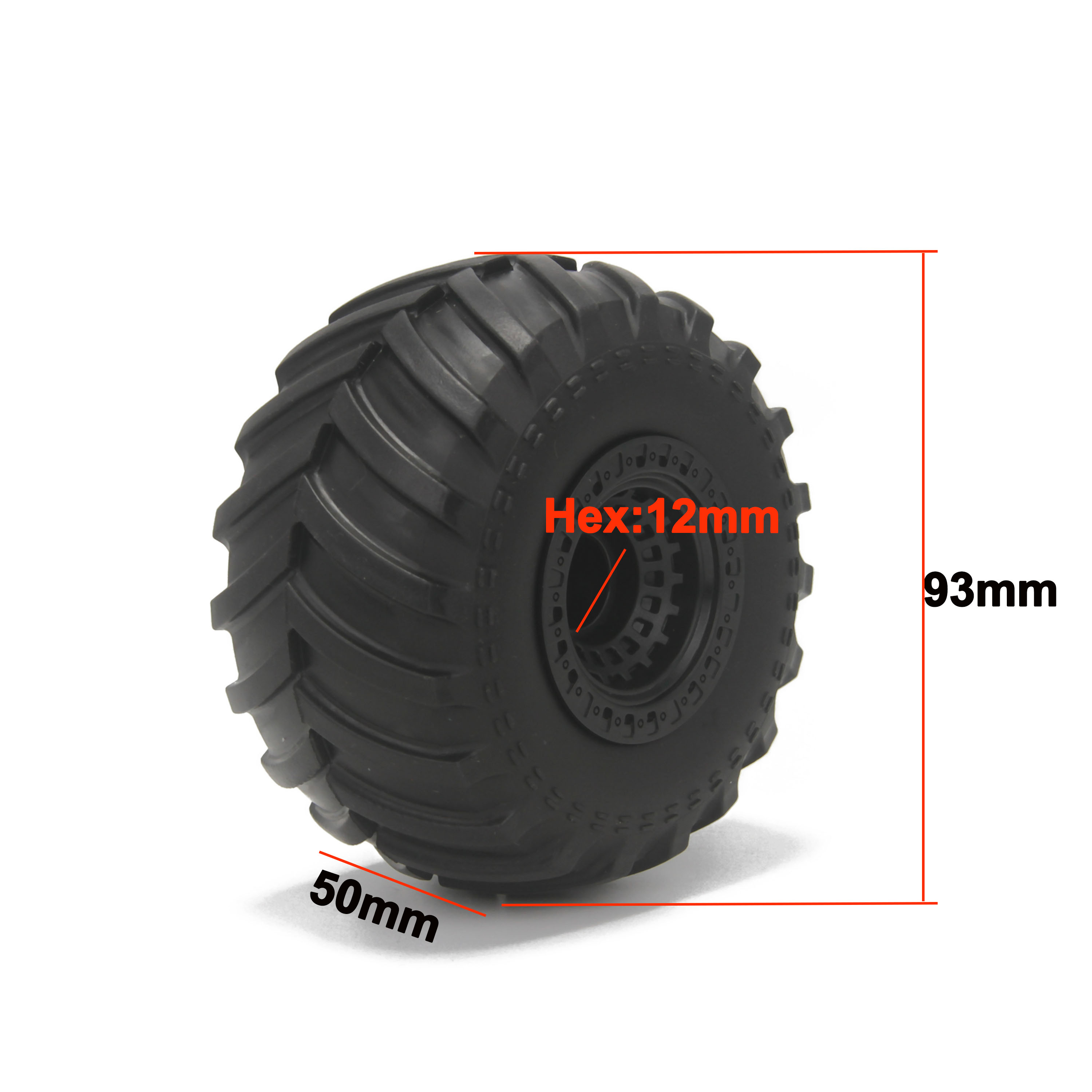 93mm 1/14 RC Araba Kauçuk Last - Hot Wheels Car Monster Trucks incelemesi ve fiyatı