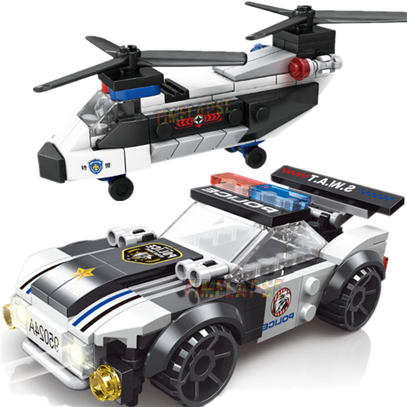 YENI DIY MOC Şehir Uçağı SWAT  - Model Kit Wall E incelemesi ve fiyatı