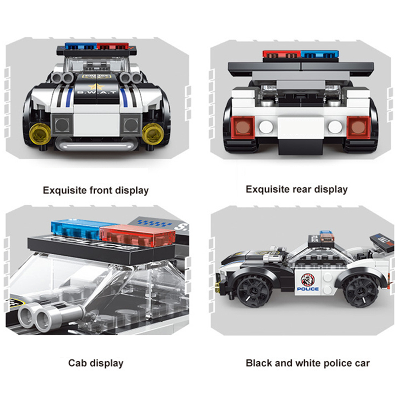 YENI DIY MOC Şehir Uçağı SWAT  - Model Kit Wall E incelemesi ve fiyatı