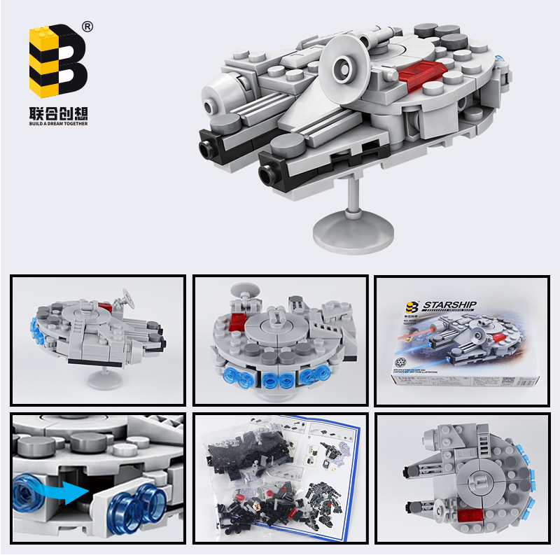 104 adet yıldız planı Millenni - Model Kit Wall E incelemesi ve fiyatı