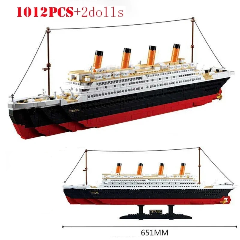 481pcs2401pcs RMS Titanic Gemi - Model Kit Titanic incelemesi ve fiyatı