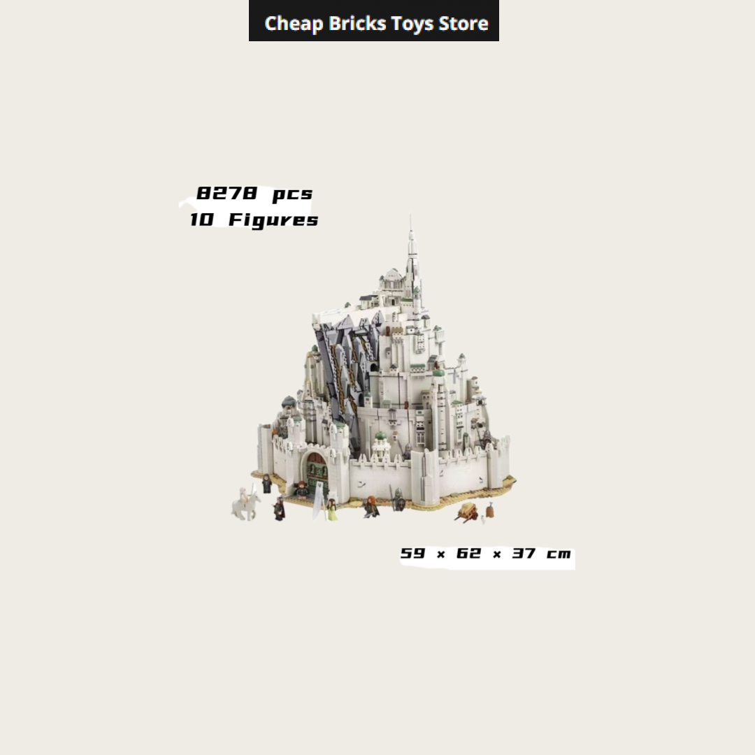 8278 parça Şehir Minas Tirith  - Model Kit Italeri incelemesi ve fiyatı